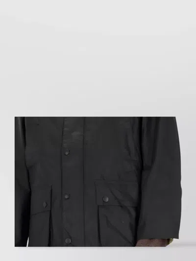 Barbour Waxed Jacket Corduroy Collar In Multi