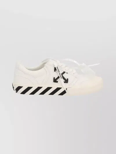 Off-white Casual Low-top Sneakers Stripe Detail In White