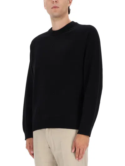 Ps By Paul Smith Ps Paul Smith Wool Jersey In Black
