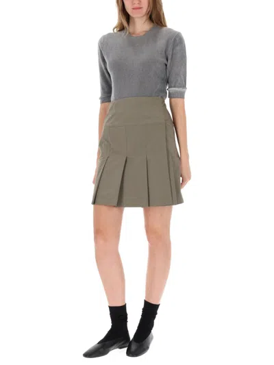 Our Legacy Dual Grey Spray-dye Wool Knit Top In Multi