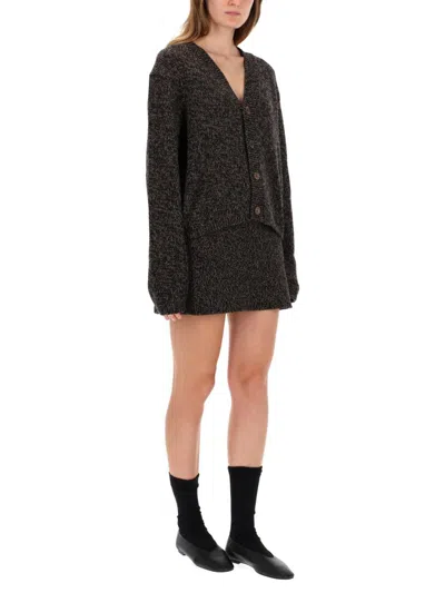 Our Legacy V Neck Knitwear Long Sleeves In Brown