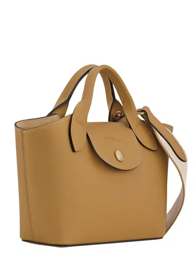 Longchamp Versatile Cross-body Bag And Satchel In Sand
