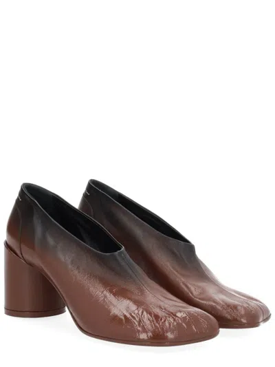 Mm6 Maison Margiela Décolleté "anatomic" In Brown