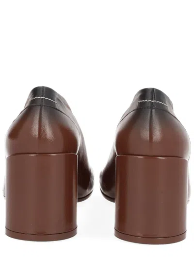 Mm6 Maison Margiela Décolleté "anatomic" In Brown