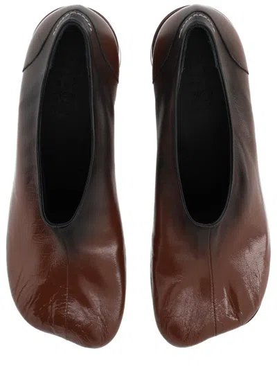 Mm6 Maison Margiela Décolleté "anatomic" In Brown