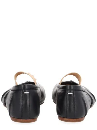 Maison Margiela Tabi Ballerina Shoes In Black
