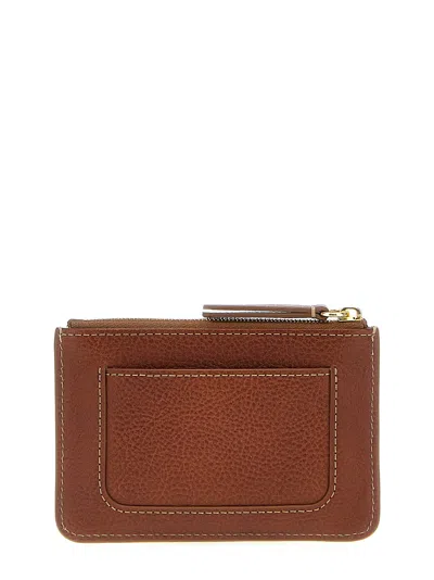 Mulberry Plaque Small Wallet Wallets And Card Holders Brown In Brown
