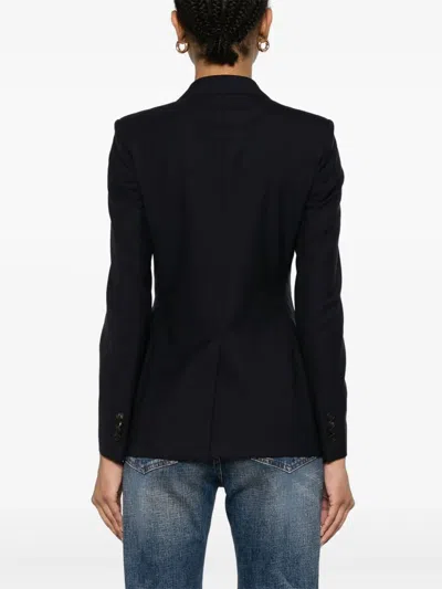 Tagliatore Paris Double-breasted Wool Blazer Clothing In Blue