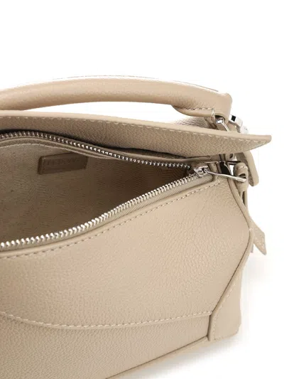 Loewe Puzzle Edge Handbags White In Neutral