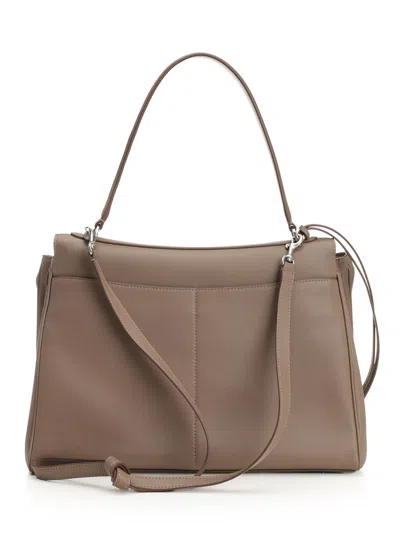 Balenciaga Women Rodeo Medium Leather Crossbody Bag In Brown