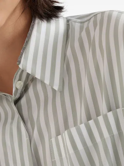 Brunello Cucinelli Shirts In Gray