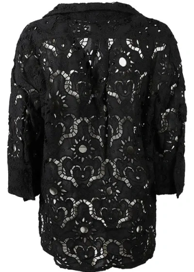 Farm Rio Pure Cotton Comfortable Shirt In Black