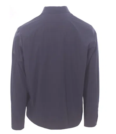 Herno Stretchy Polyamide Blend Shirt In Blue