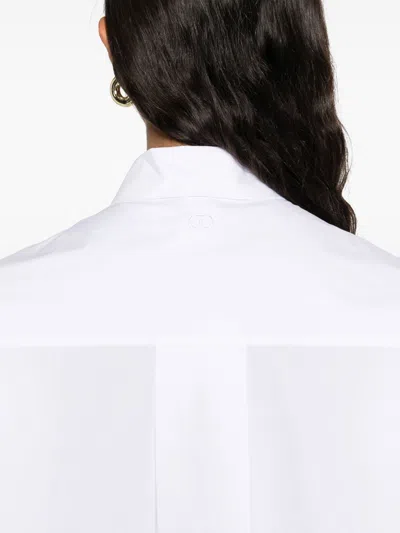 Twinset Shirts Light And Natural In White