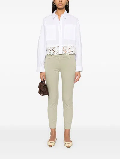 Twinset Shirts Light And Natural In White