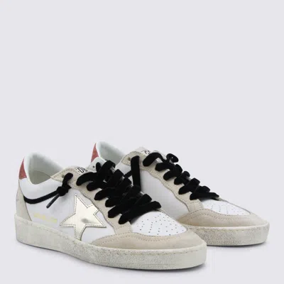 Golden Goose Star-detail Leather Sneakers In Neutral
