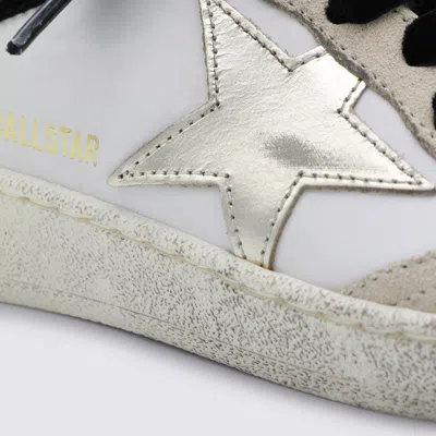 Golden Goose Star-detail Leather Sneakers In Neutral