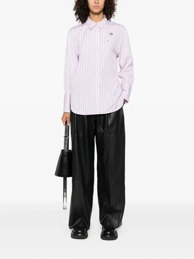 Kenzo Striped Shirt In Pink
