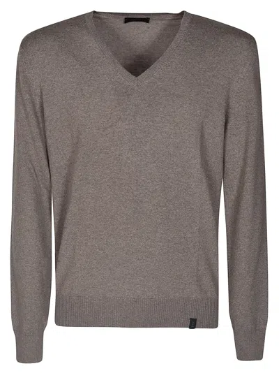 Fay Sweaters In Gray