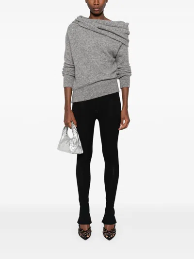 Giuseppe Di Morabito Wool Blend Cozy Knit Sweater In Gray