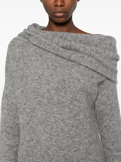 Giuseppe Di Morabito Wool Blend Cozy Knit Sweater In Gray