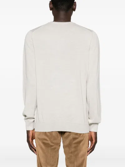 Fay Wool Sweater In White