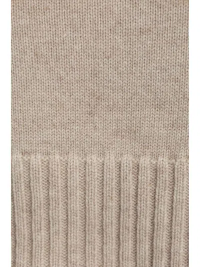 Max Mara Black Wool Sweaters In Neutral