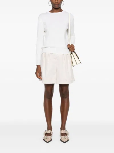 Max Mara Pure Cashmere Clothing Sweaters In White