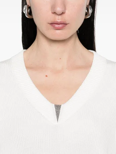 Brunello Cucinelli Sweaters In White