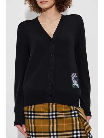 Burberry Sweaters Blacks And Greys In Black