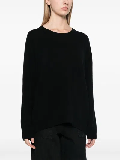 P.a.r.o.s.h Parosh Women Black Wool Sweater In Black