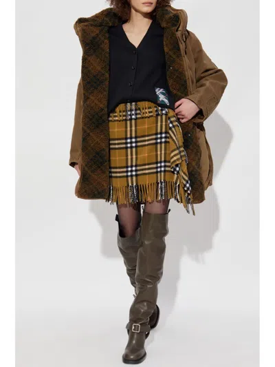 Burberry Sweaters Blacks And Greys In Black