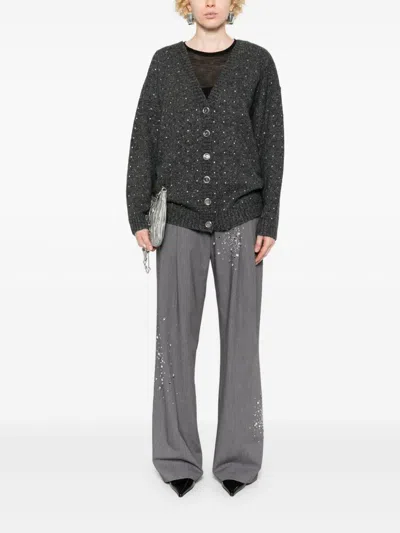 Pinko Sweaters Blacks And Greys In Gray