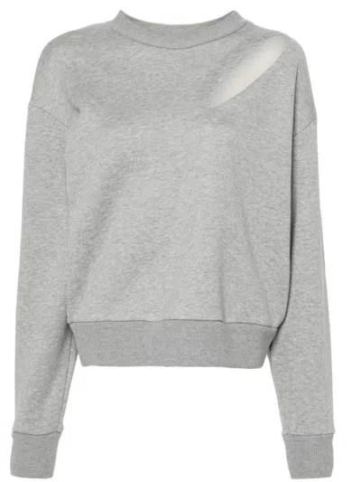 Alexander Mcqueen Sweaters Blacks And Greys In Gray