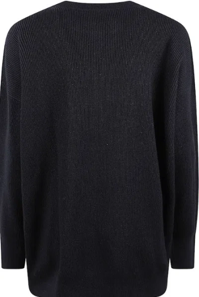 Fabiana Filippi Luxurious Blend Wool Sweater In Blue