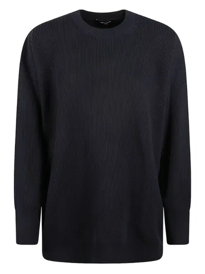 Fabiana Filippi Luxurious Blend Wool Sweater In Blue