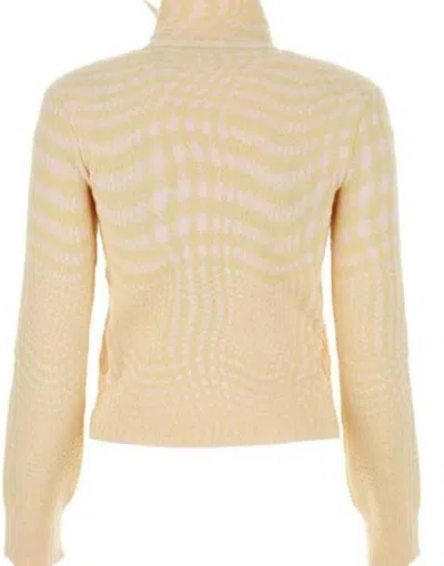 Burberry Sweaters Cameo Ip Pattern In Neutral