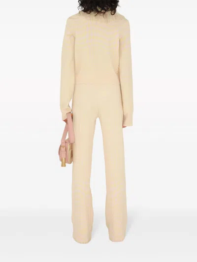 Burberry Sweaters Cameo Ip Pattern In Neutral