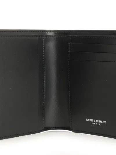 Saint Laurent Tiny Cassandre Wallets Black