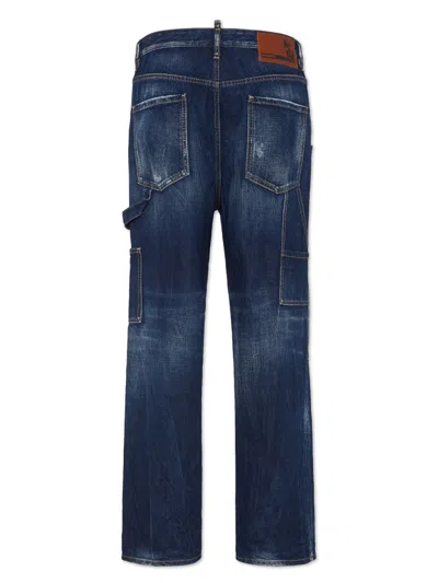 Dsquared2 Trousers In Blue