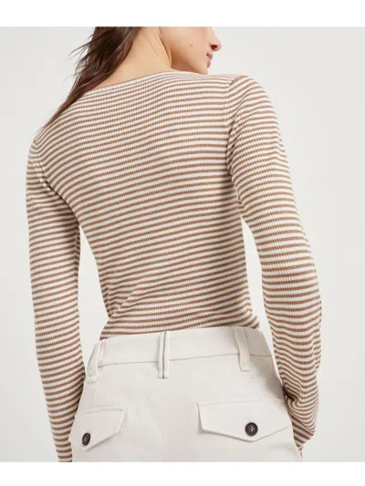 Brunello Cucinelli Cotton-linen Blend Trousers In White