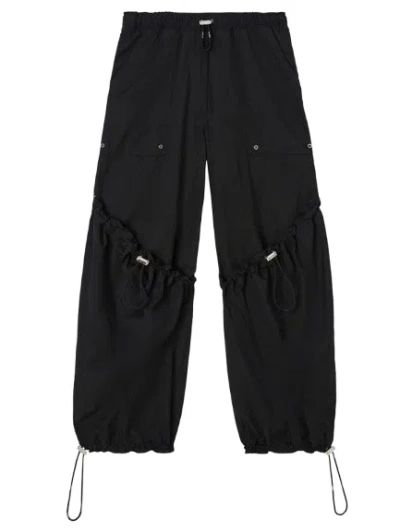Attico Trousers In Black