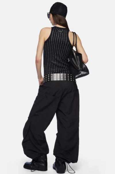 Attico Trousers In Black