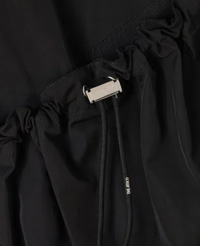 Attico Trousers In Black