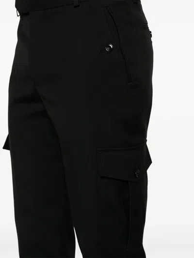 Alexander Mcqueen Trousers Blacks And Greys In Black