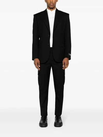 Alexander Mcqueen Trousers Blacks And Greys In Black