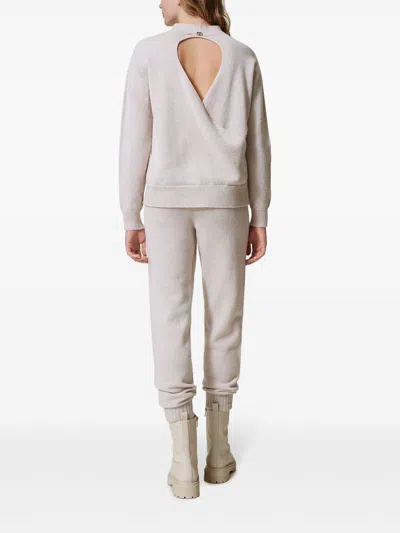 Twinset Trousers Blacks And Greys In Gray