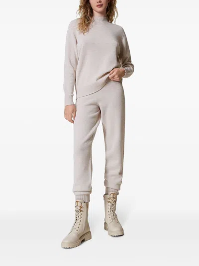 Twinset Trousers Blacks And Greys In Gray