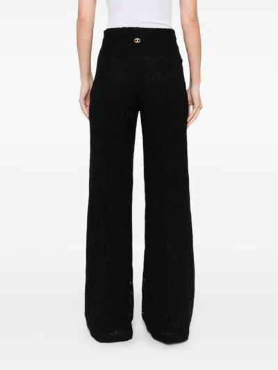 Twinset Twin-set Stylish And Comfortable Trousers In Black