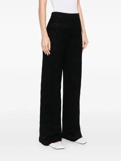 Twinset Twin-set Stylish And Comfortable Trousers In Black